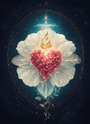 Sacred Heart of Jesus Prayer Card - UnicU Jewelry by Izabela Roginski