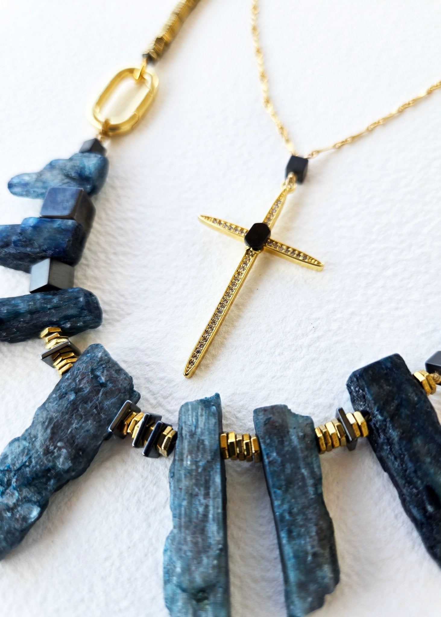 Cornerstone | Raw Kyanite Edition - UnicU Jewelry by Izabela Roginski