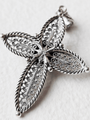 Agape | Rosette Cross Filigree in Pearls - UnicU Jewelry by Izabela Roginski