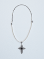 Agape | Rosette Cross Filigree in Pearls - UnicU Jewelry by Izabela Roginski