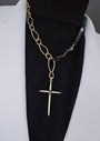 Our Lady of Guadalupe | The Raw Emerald & Black Diamond 3 - Way Medallion - UnicU Jewelry by Izabela Roginski