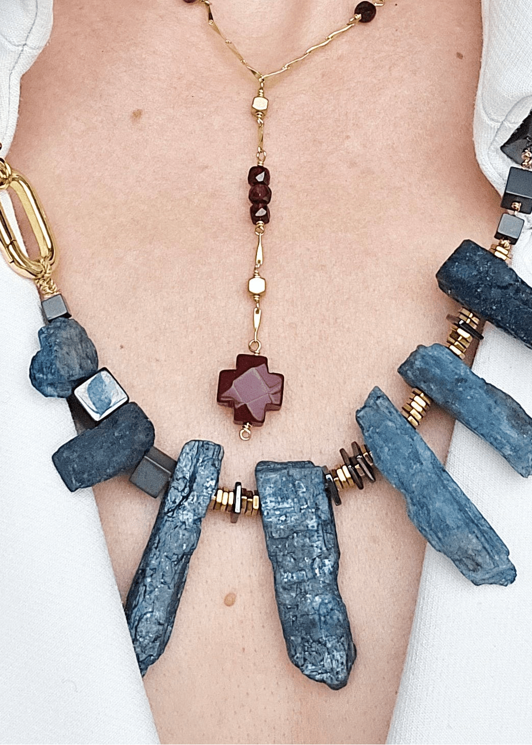 Cornerstone | Raw Kyanite Edition - UnicU Jewelry by Izabela Roginski
