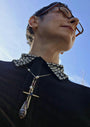 Sacred Vision | Tibetan Agate & Pearl Open Strand - UnicU Jewelry by Izabela Roginski