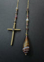 Sacred Vision | Tibetan Agate & Pearl Open Strand - UnicU Jewelry by Izabela Roginski