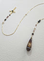 Sacred Vision | Tibetan Agate & Pearl Open Strand - UnicU Jewelry by Izabela Roginski