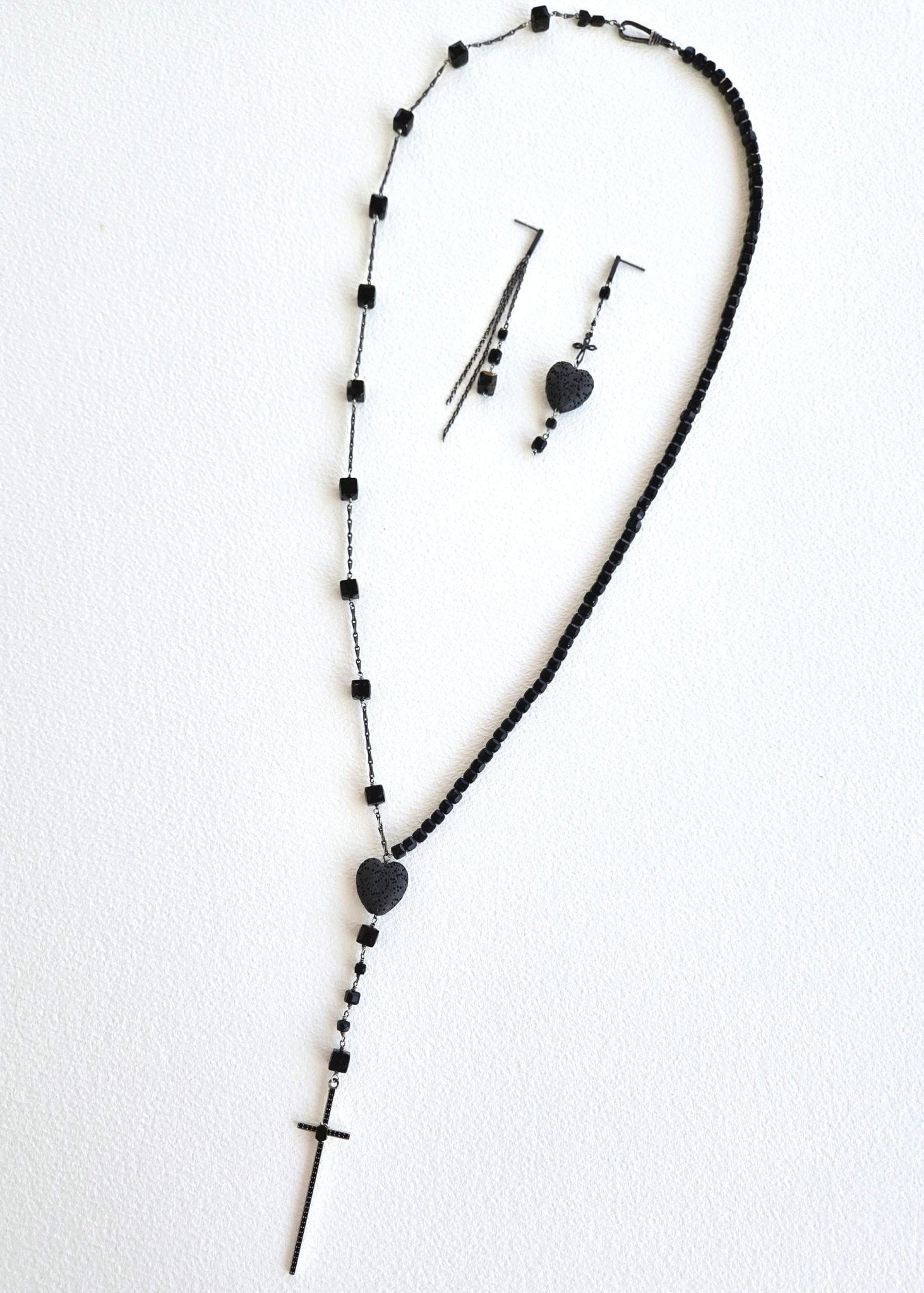 Armor of Light | Mixed Gemstone Shoulder Dusters - UnicU Jewelry by Izabela Roginski