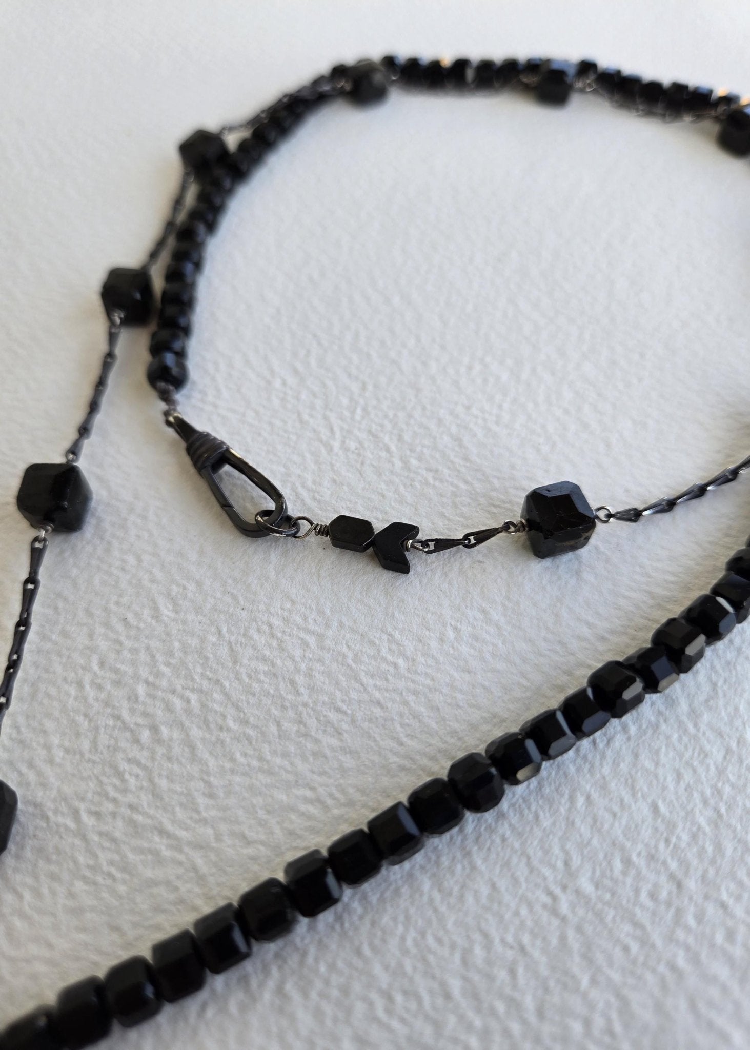 Armor of Light | Mixed Gemstone Midnight Rosary - UnicU Jewelry by Izabela Roginski