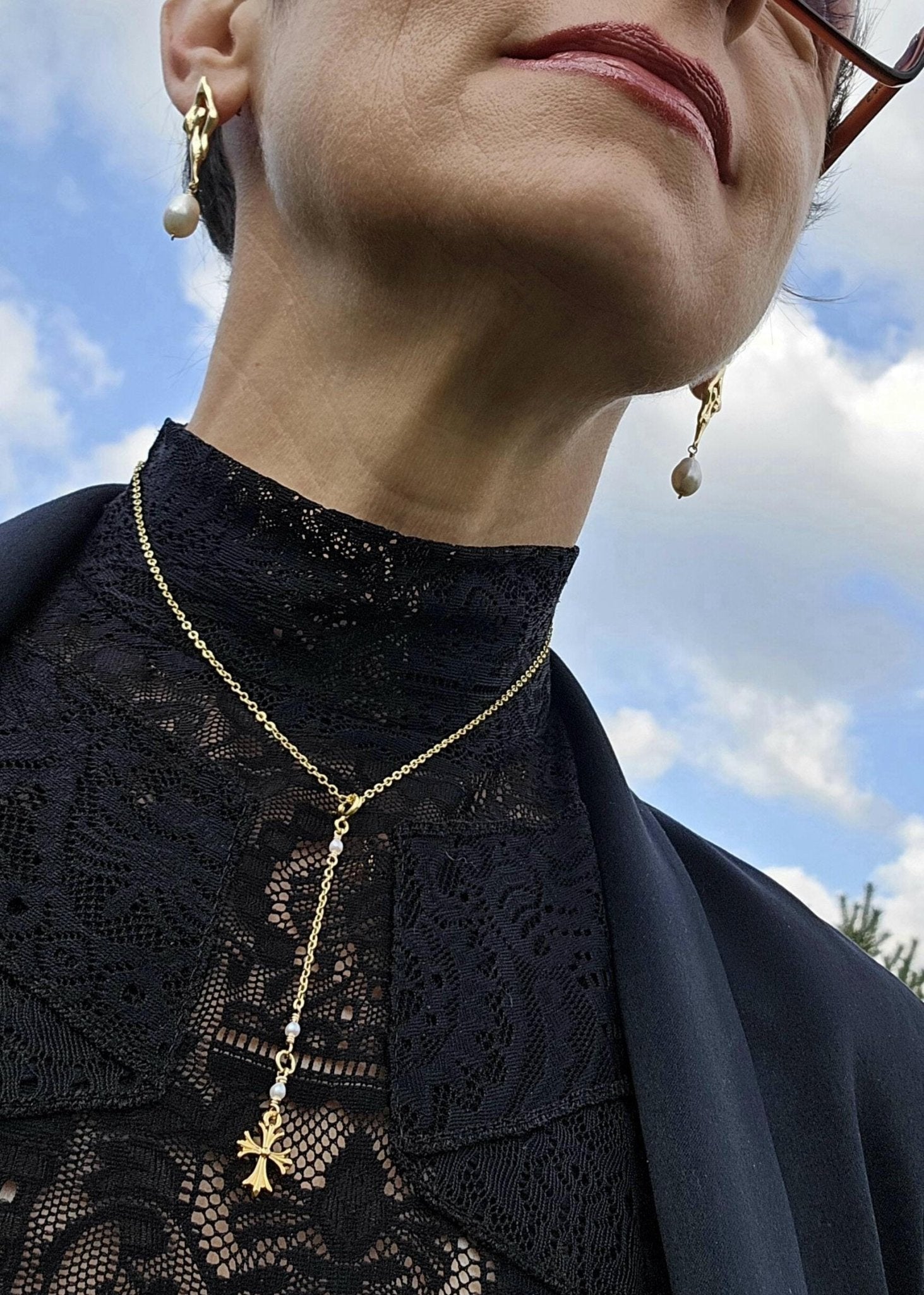 Vinea Transformation Set | Sculpture and Pearls - UnicU Jewelry by Izabela Roginski