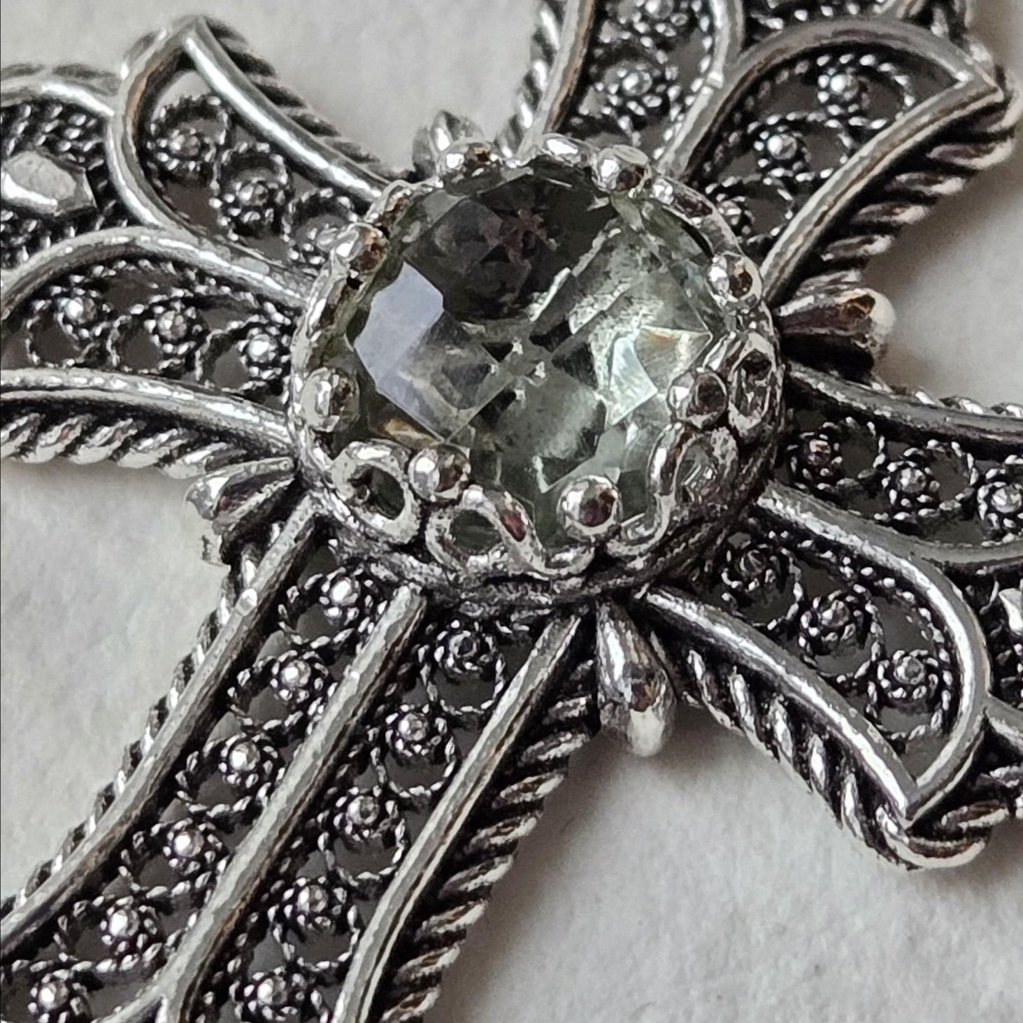 Agape | Rosette Filigree Cross - UnicU Jewelry by Izabela Roginski