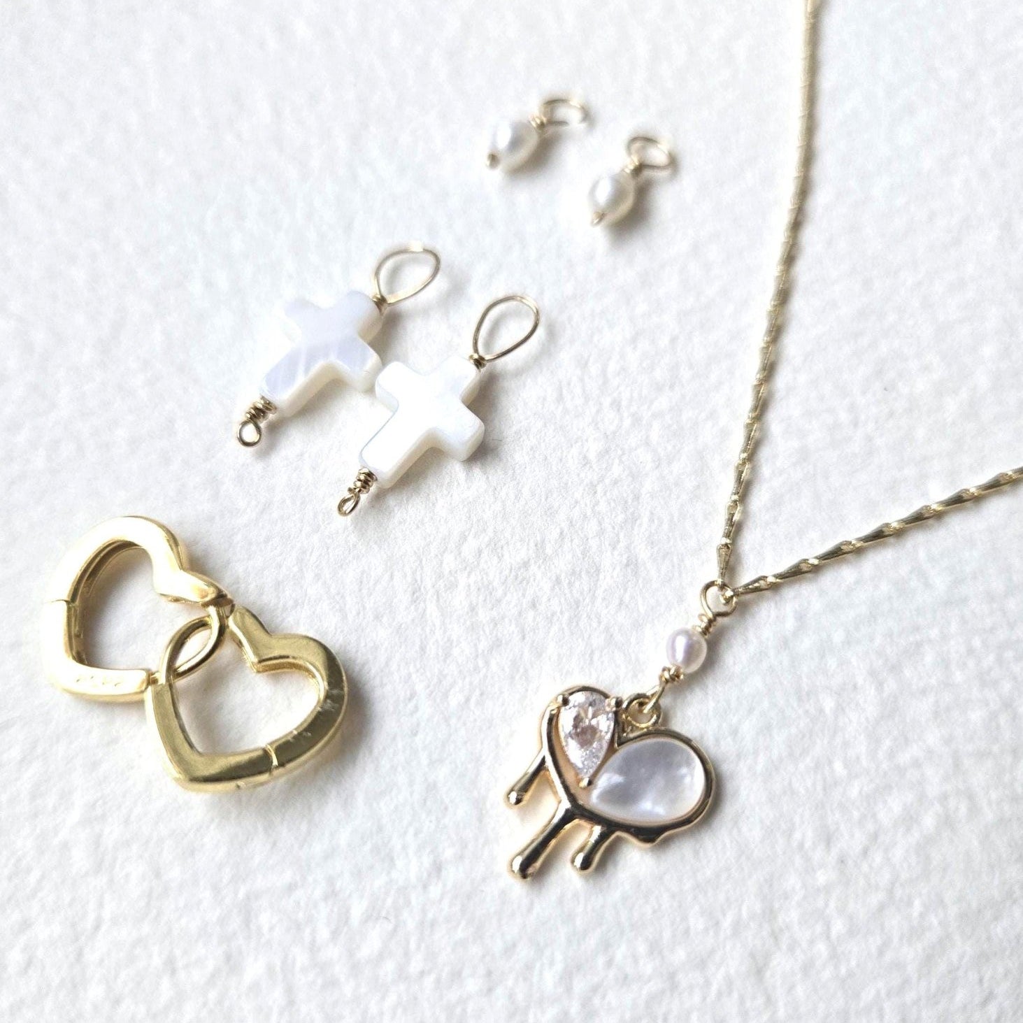 Sacred Heart | Delicate Purity Faith Set - UnicU Jewelry by Izabela Roginski