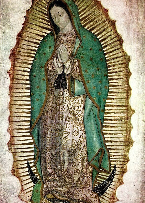 Our Lady of Guadalupe | The Raw Emerald & Black Diamond 3 - Way Medallion - UnicU Jewelry by Izabela Roginski