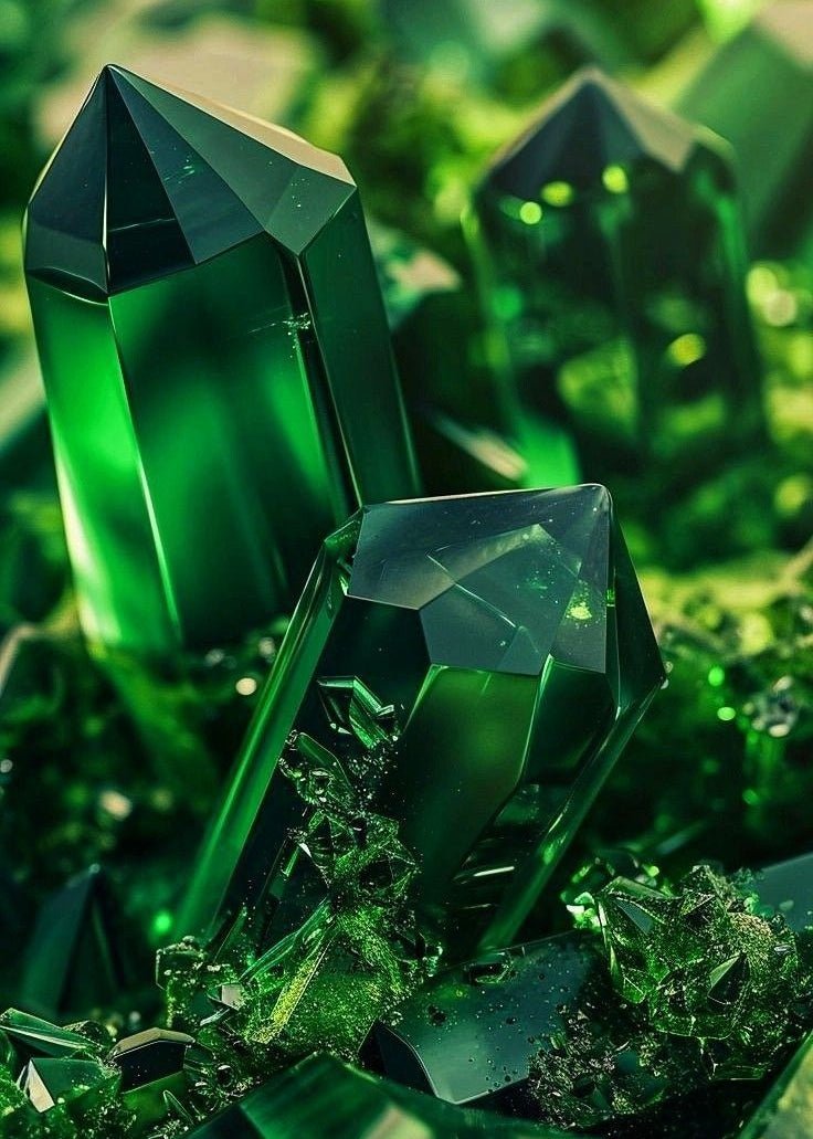 Miraculous Medallion | Green Onyx Statement Earrings in 14k Gold - Filled - UnicU Jewelry by Izabela Roginski