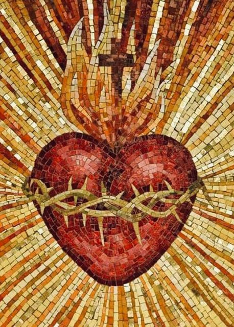 Heart of Jesus | Natural Gemstone Necklace - UnicU Jewelry by Izabela Roginski