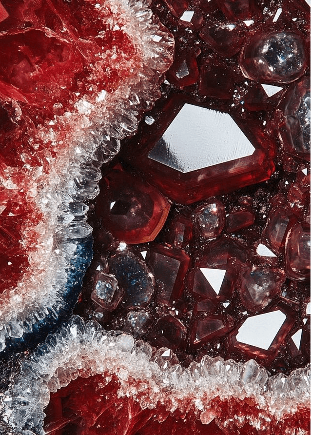 Heart of Jesus | Red Agate & Garnet Preyer Bead Necklace - UnicU Jewelry by Izabela Roginski