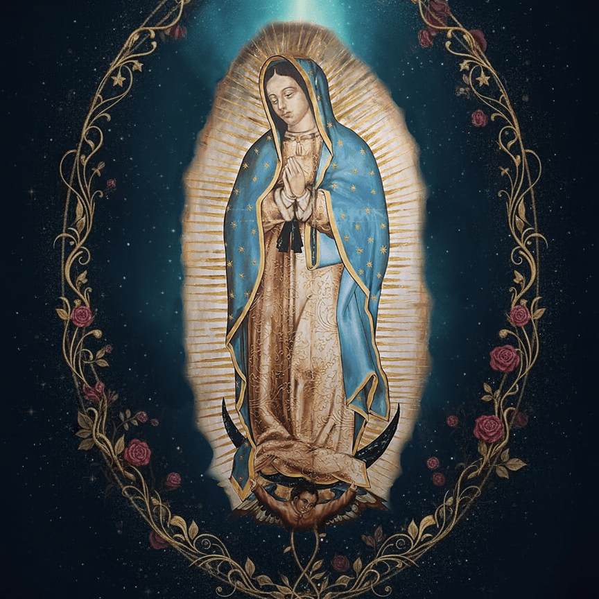 Our Lady of Guadalupe Prayer Card - UnicU Jewelry by Izabela Roginski