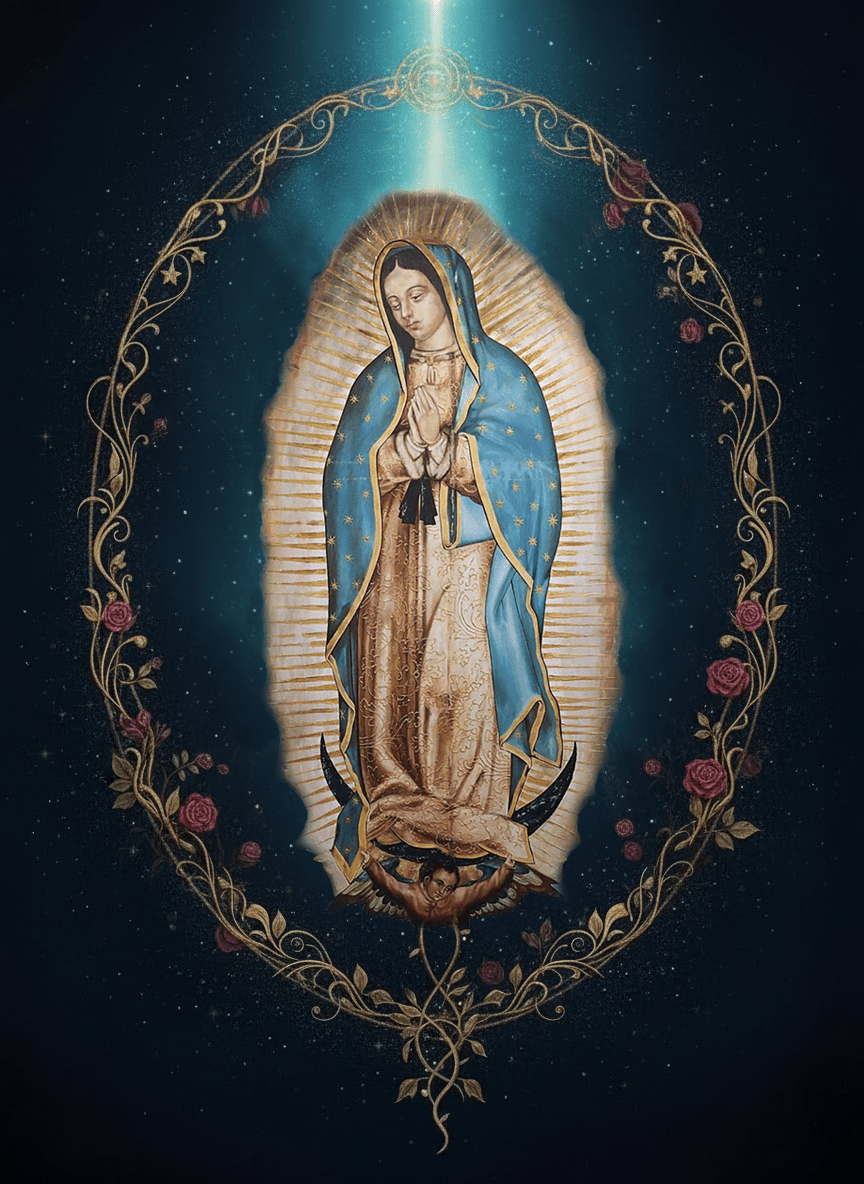 Our Lady of Guadalupe Prayer Card - UnicU Jewelry by Izabela Roginski